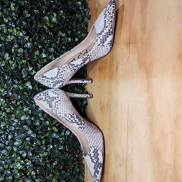 Sam Edelman 3.5" High Heels | Size: 5 Womens | Snake Skin - Picture 3 of 7